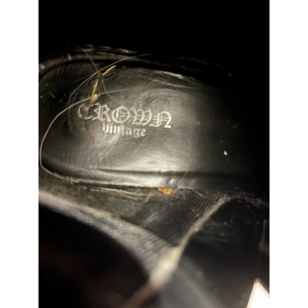 Crown Vintage black bootie with chunky heel Size 10 - Picture 5 of 5